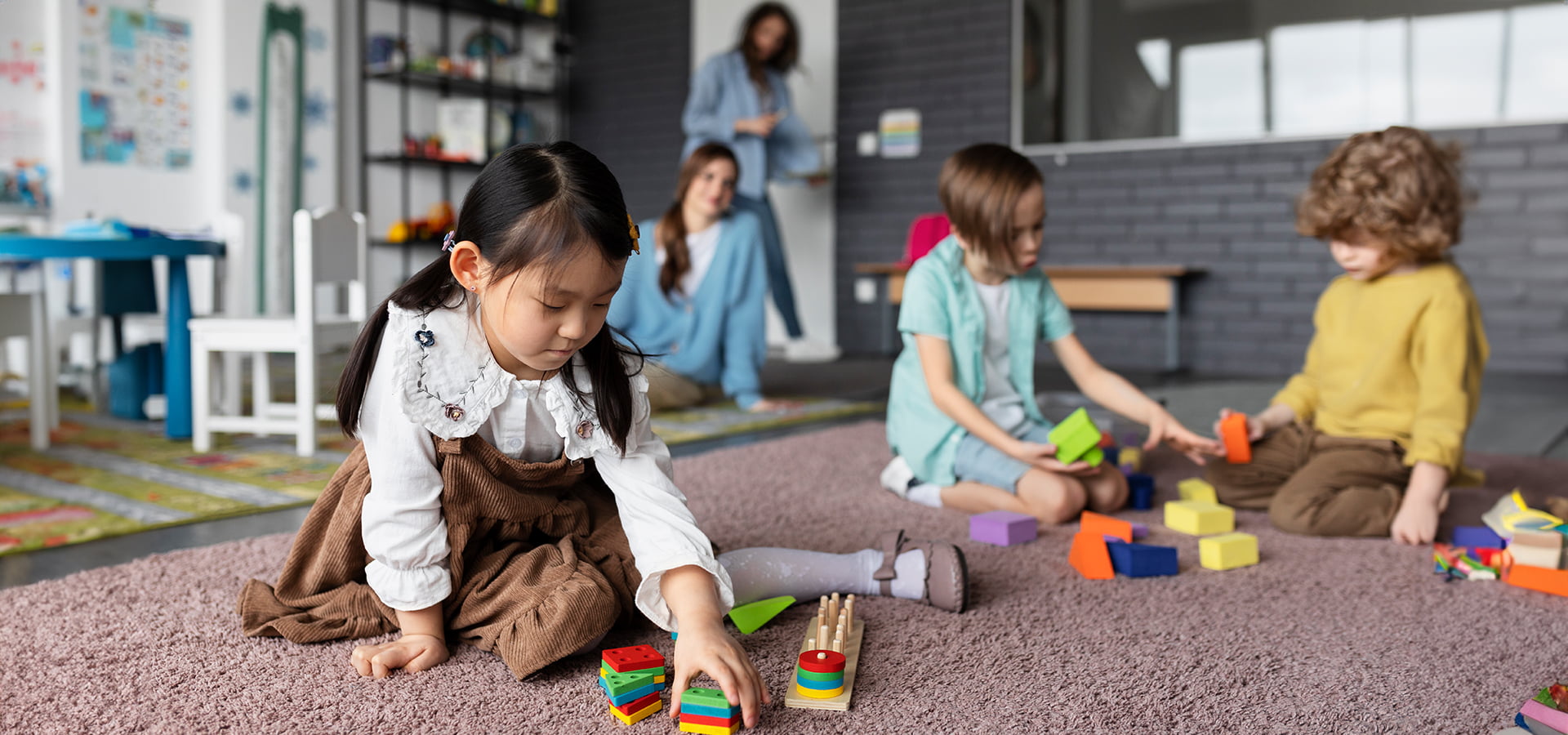 Children's playing in daycare